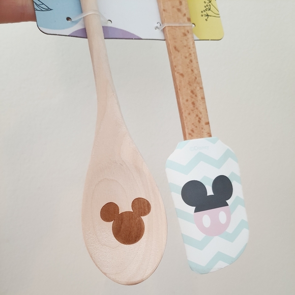 Disney Mickey Mouse Spatula and Wooden Spoon - Picture 2 of 5
